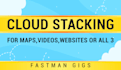 do cloud stacking for video embeds or map embeds