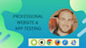 provide QA website testing and app testing