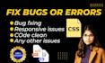 fix html css bootstrap and responsive bug fixing