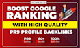 build premium PR safe SEO backlinks to boost your google rankings