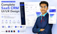 create a complete saas CRM, erp, cms UI UX design prototype