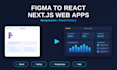 convert figma UI designs into react and nextjs web applications