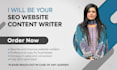 be a website content writer, SEO website content, website copywriting
