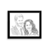 create dot art pointillism based on your wedding photo