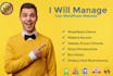 provide monthly wordpress website maintenance and support