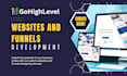 design or redesign your gohighlevel websites and funnels