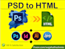 convert psd to html