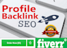 create 45 pr9 permanent live SEO profile backlinks