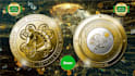 create a 3d coin, token, bitcoin, crypto logo