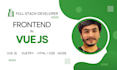 develop vuejs web application using vuetify, tailwind, node