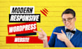 create creative, clean and modern wordpress website