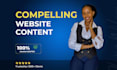 be your website content writer