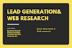 do lead generation and excel data entry