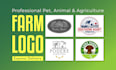 do professional pet, animal and farming logo design