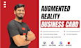 design cool augmented reality ar visiting card