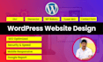 build responsive wordpress website design or edit website