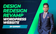 design,redesign, revamp and fix wordpress website with elementor pro