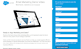 create a landing page template in pardot