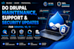 do drupal maintenance, support and security updates for drupal 10, 11