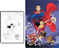 create comic book and custom illustration