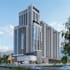 render 3d model of commercial building in 3ds max