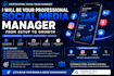 be your professional social media manager for business growth