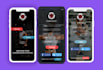 create mobile ui ux design for android app,  ios app