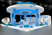 design 3d exhibition stall and logo