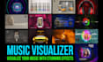 create stunning audio waveform, music visualizer or spectrum