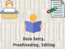 assist you in proofreading, editing and data entry