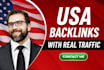 do USA backlinks, contextual links for google ranking