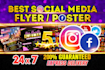 design professional social media flyer