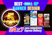 do outstanding  banner design in 24 hours