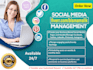 design social media posts also manage page