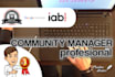 be your community manager