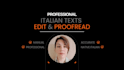 proofread every italian text