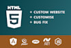 build custom website and web app