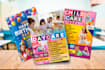 make day care , child care , birthday , school , graduation flyers