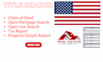 provide real estate property title search service