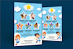 design kids summer camp flyer