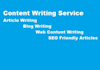 write well optimized content for website or blog