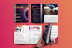 design brochure, company profile, annual report, proposal, booklet, whitepaper