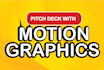 do sales pitch deck with flipbook and animated infographics