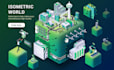 create amazing isometric illustrations in 12 hour