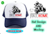 design your cap ,snapback ,hat artwork and mockup