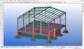 make structural drawing  3d and 2d in tekla structures