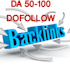 make da 50 plus dofollow backlinks that will rank your blog