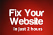 fix website html, css, php, laravel issues in 2 hours