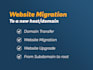 migrate or transfer your website to a new host or domain