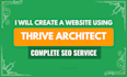 create a website by thrive architect,customize thrive themes